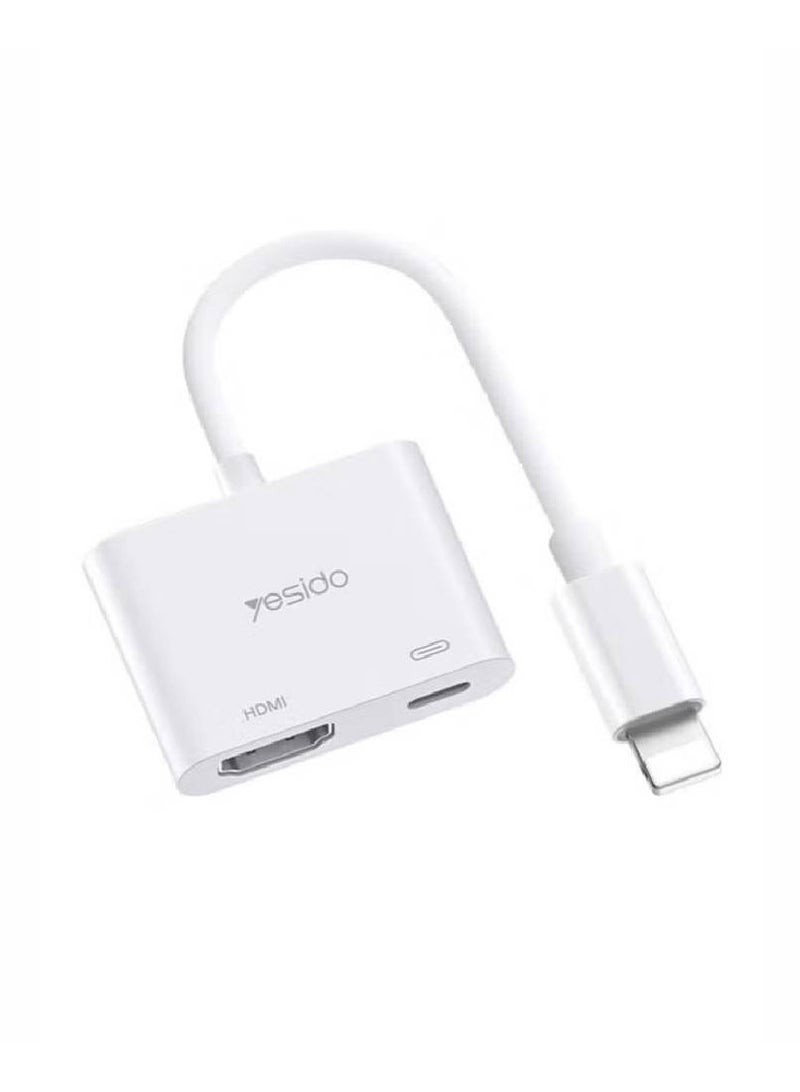 Yesido HM06 8 Pin to HDMI Audio Video Adapter