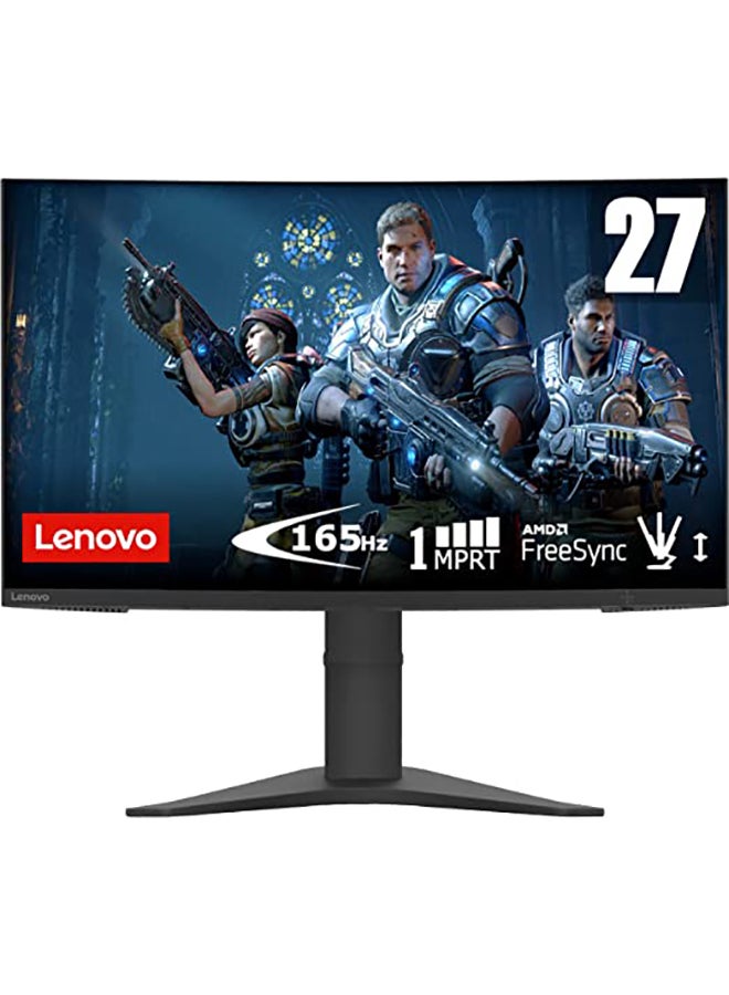 G27c 10 27-inch Monitor, VA, FHD, 1 ms, 165 Hz, AMD Freesync Premium, 1920x1080, VESA, 3 side NearEdgeless, 16.7 Million colors, TÜV Rheinland Low Blue Light 66A3GACBUK black