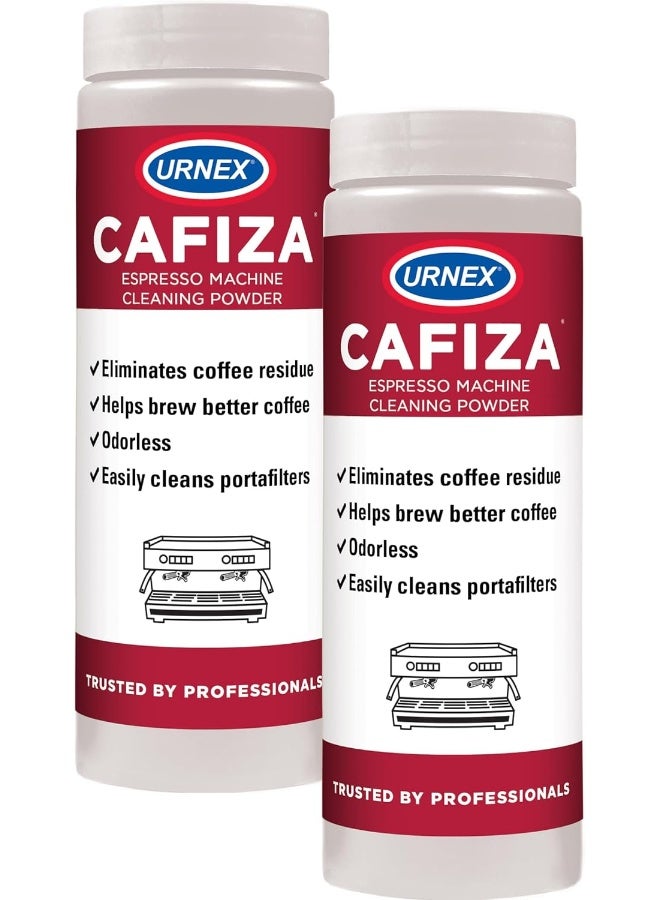 Cafiza Espresso and Coffee Machine Cleaner Powder - 20 Ounce - Bottle 2 Pack - Professional Coffee Cleaning System