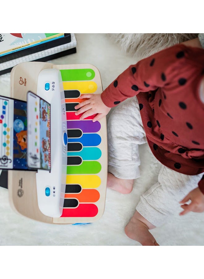 Baby Einstein - Hape Together in Tune Piano​ Safe Wireless Wooden Musical Toddler Toy, Magic Touch Collection, Age 12 Months+