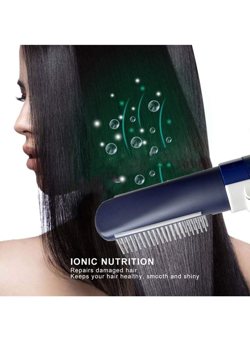 Original RE-2025-2 Electric Hair Styler Brush 3 In 1 Hot Air Styler With 2 Attachment 1200W UAE Plug Blue/White