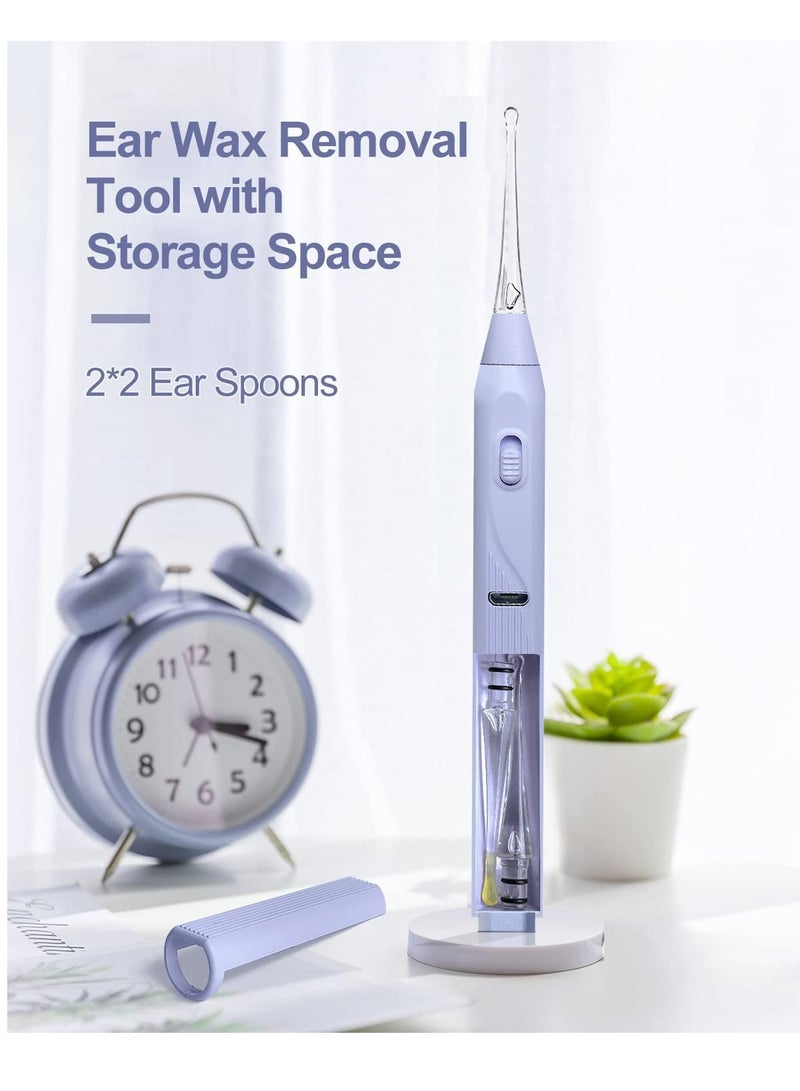 Ear Wax Removal Tool with Light, Kids Remover Cleaning Cleaner Built-in Storage Space Upgraded Light