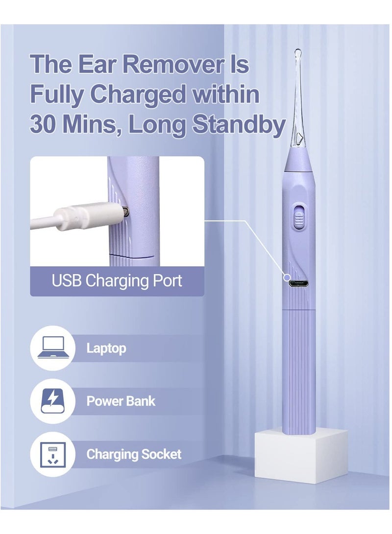 Ear Wax Removal Tool with Light, Kids Remover Cleaning Cleaner Built-in Storage Space Upgraded Light