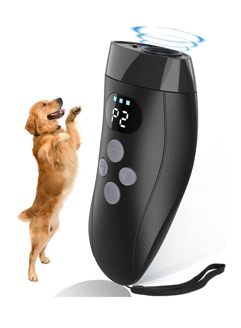 Anti Barking Device for Dog Ultrasonic Deterrent Devices Automatic Stop Barking Rechargeable Bark Device with LED Light Pet Gentle Bark Deterrent Devices for Large Medium Small Dog