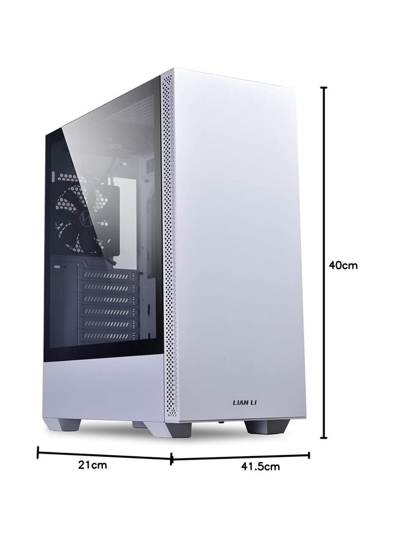 Lian Li Mid-Tower Chassis ATX Computer Gaming Case-white