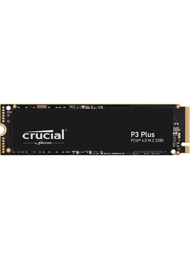 P3 Plus 1TB PCIe 4.0 3D NAND NVMe M.2 SSD, up to 5000MB/s CT1000P3PSSD8, Black 1 TB