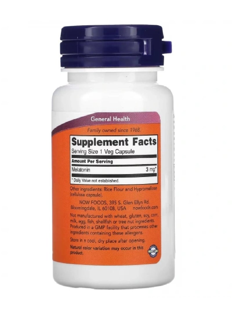 Melatonin 3Mg 60 Veg Capsules