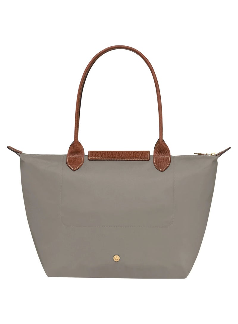 women's oversized tote bag, handbag, shoulder bag gray classic style