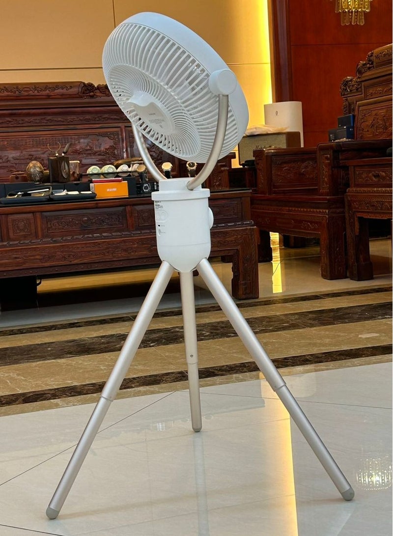 aISOLOVE Multi-Functional Rechargeable Portable Tripod Fan with Remote Control for Home, Hotel, Outdoor, Indoor, Camping and Travelling