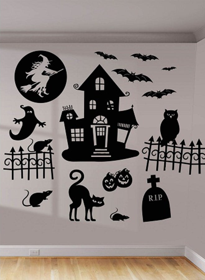 2-Piece Halloween Family Friendly Wall Art Kit