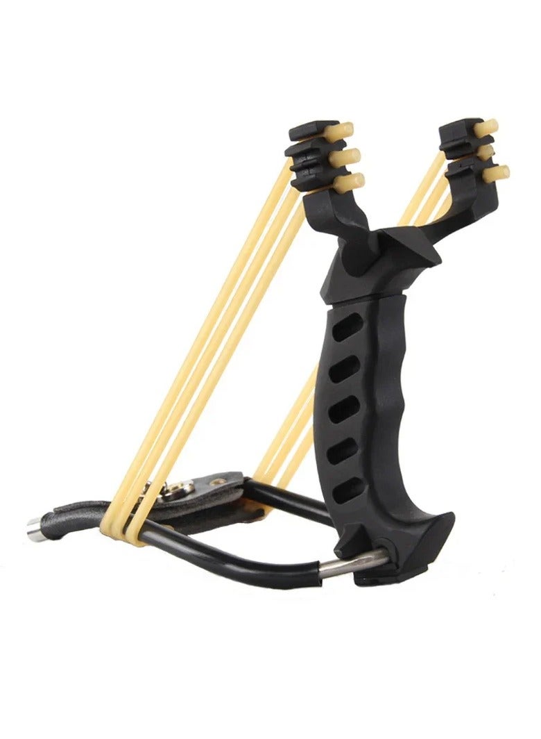 High quality stainless steel slingshot high precision rubber band catapult