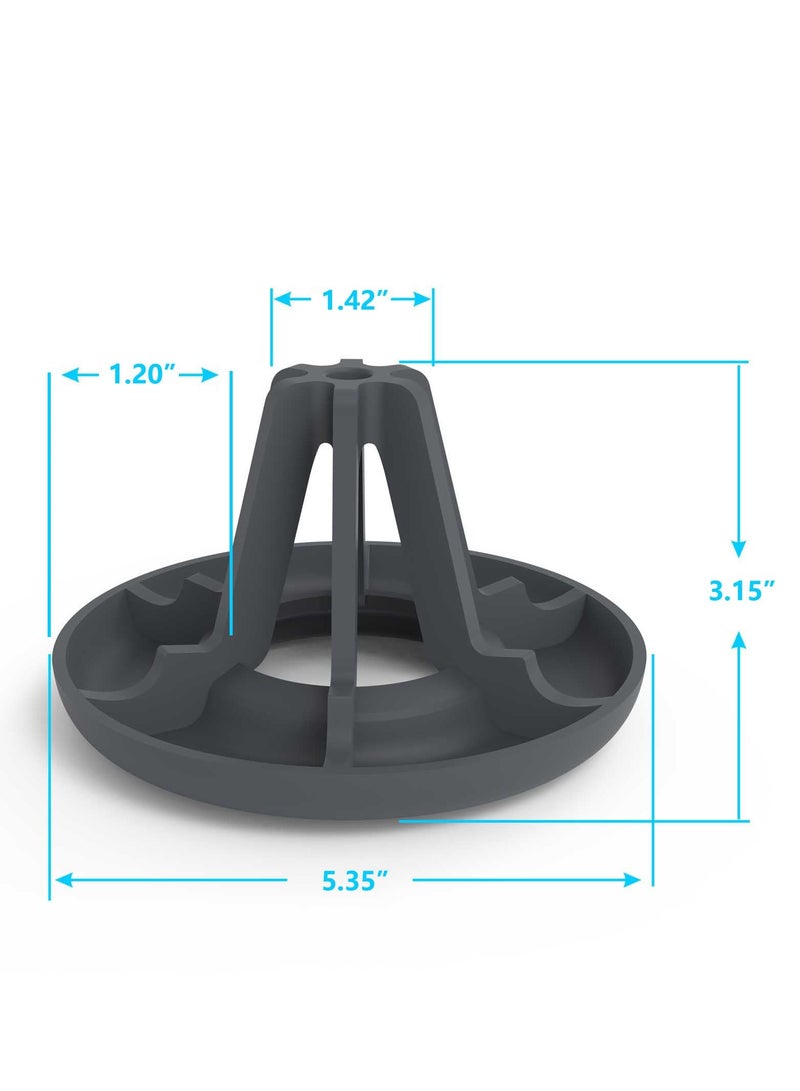 Silicone Bottle Drying Rack for Stanley Cup Accessories, 2 Pack Fast Air Drying Solution for Various Container Sizes