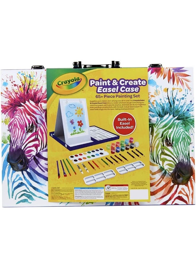 Crayola Table Top Easel & Paint Set, Kids Painting 65+ Pieces