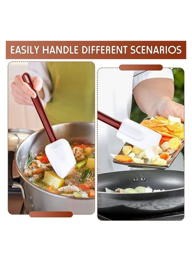 4PCS Heat Resistant Silicone Spatula Set, 10