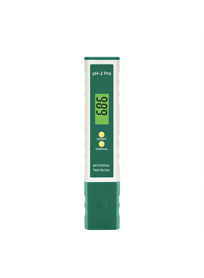 PH-2 Pro Water Quality Testing Pen with pH Test Strips and Thermometer