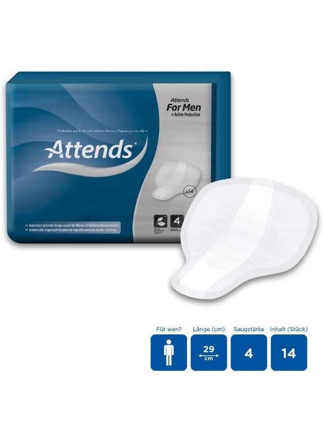 For Men 4 Protective Pads For Bladder Weakness