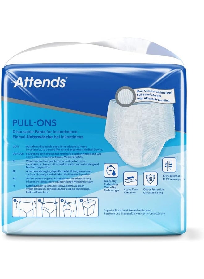 Pull-Ons 6 Xl Disposable Pants For Incontinence Pack Of 16