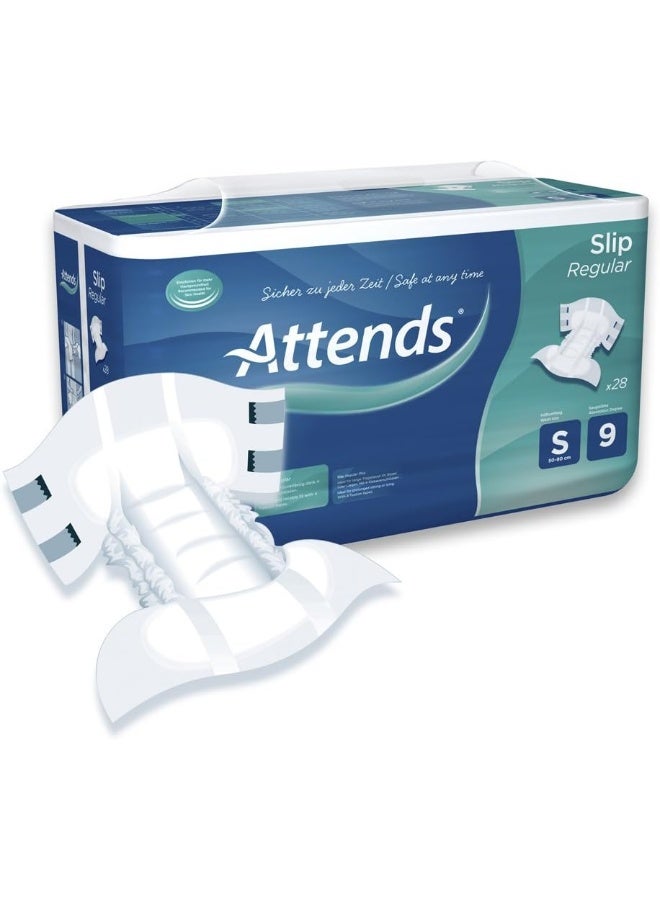 Slip Active 9 M For Heavy Urinary Incontinence Unisex Pack Of 28