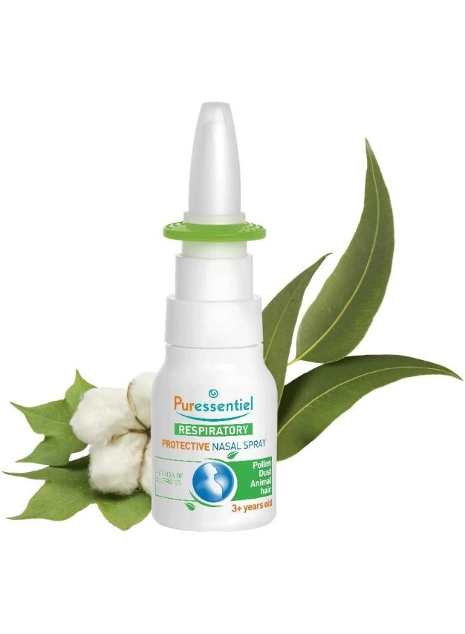 Protective Nasal Spray Respiratory Effective Against For Pollen Dust And Animal Hair 3+ Years 20Ml