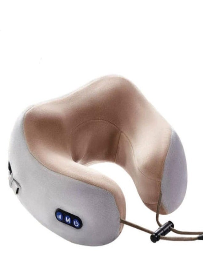 U-Shaped Electric Neck and Shoulder Massage Pillow with Heat Function