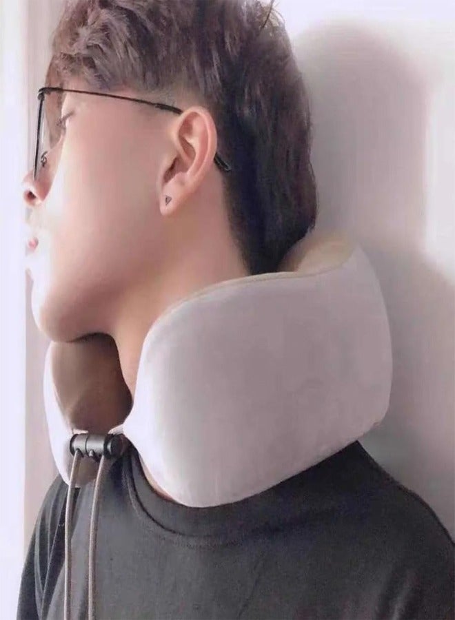 U-Shaped Electric Neck and Shoulder Massage Pillow with Heat Function