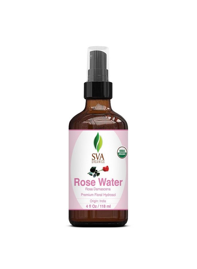 Rose Water 4Oz (118 Ml) Refreshing Rose Water Spray For Skin Care, Skin Hydration, Bath, Soaps, Haircare & Aromatherapy