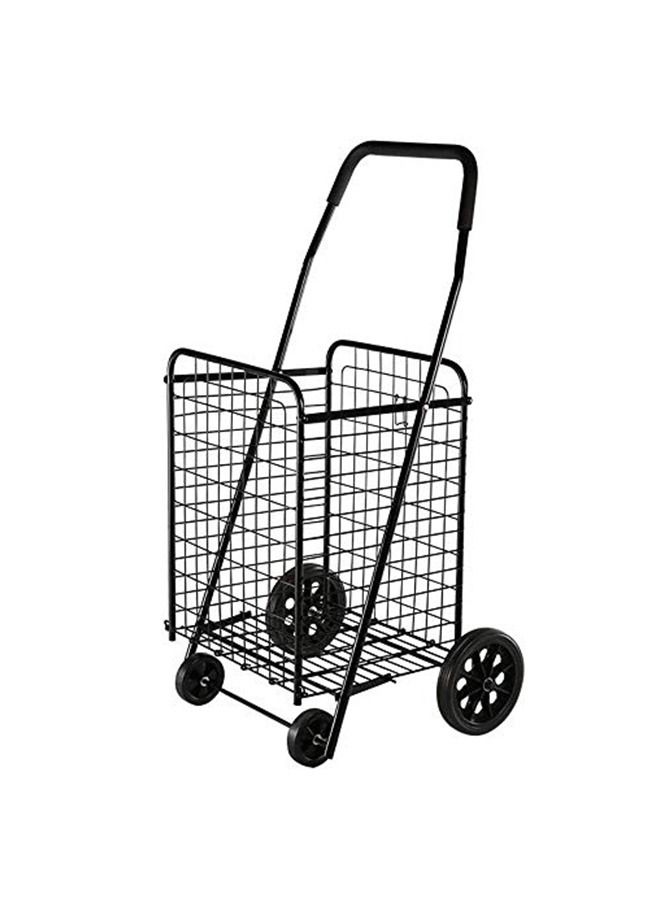 Foldable Shopping Trolley Push Cart With Wheels