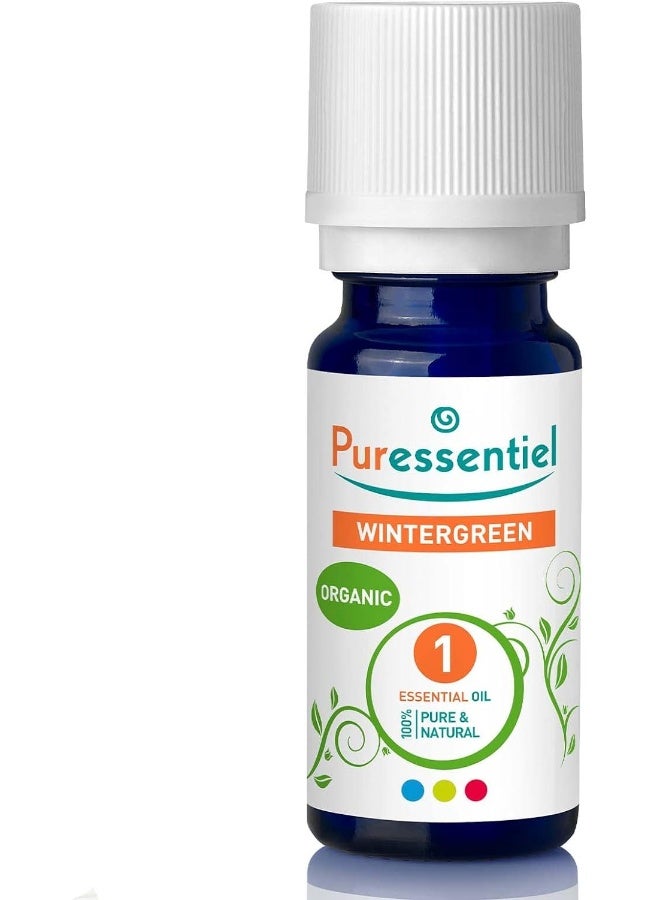 Wintergreen Essential Oil, Aromatherapy Relief, Calming 100% Pure, Organic And Natural 0.3 Fl Oz