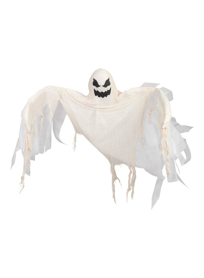 Fabric And Plastic Ghost Hanging Prop 5ft