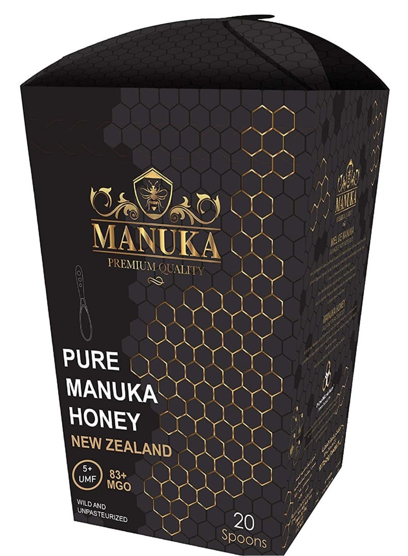 Al Malaky’s Manuka Spoon Offer – 2 Pack Manuka Spoons (20 Spoons/Pack) and Sidr Honey Spoons (Pack of 10 Spoons) 240g+240g+120g