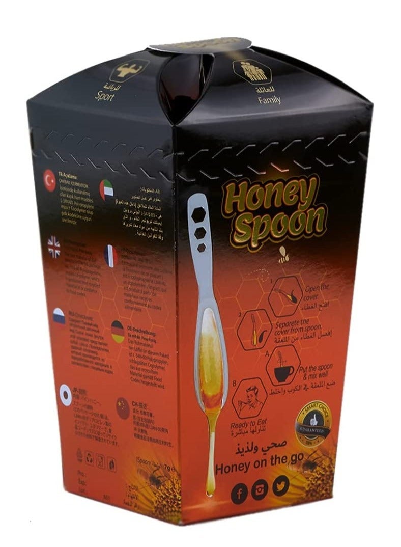 Pure Pine Natural Honey Spoons Pack of 20