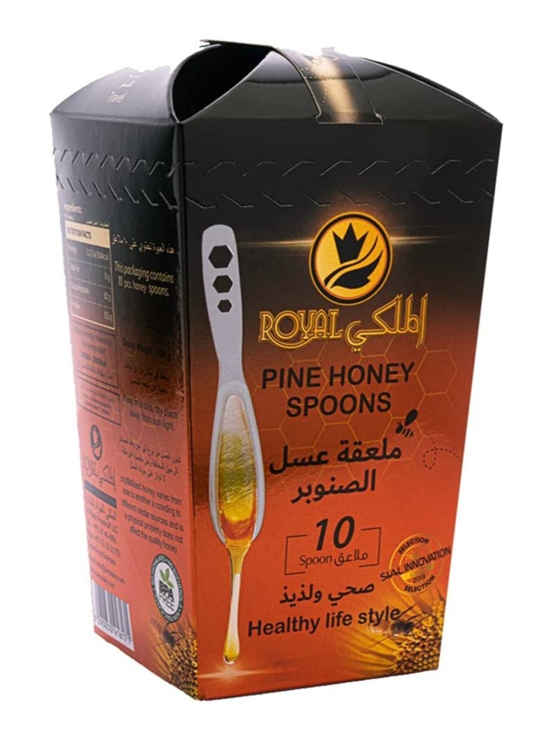 Pure Pine Natural Honey Spoons Pack of 20