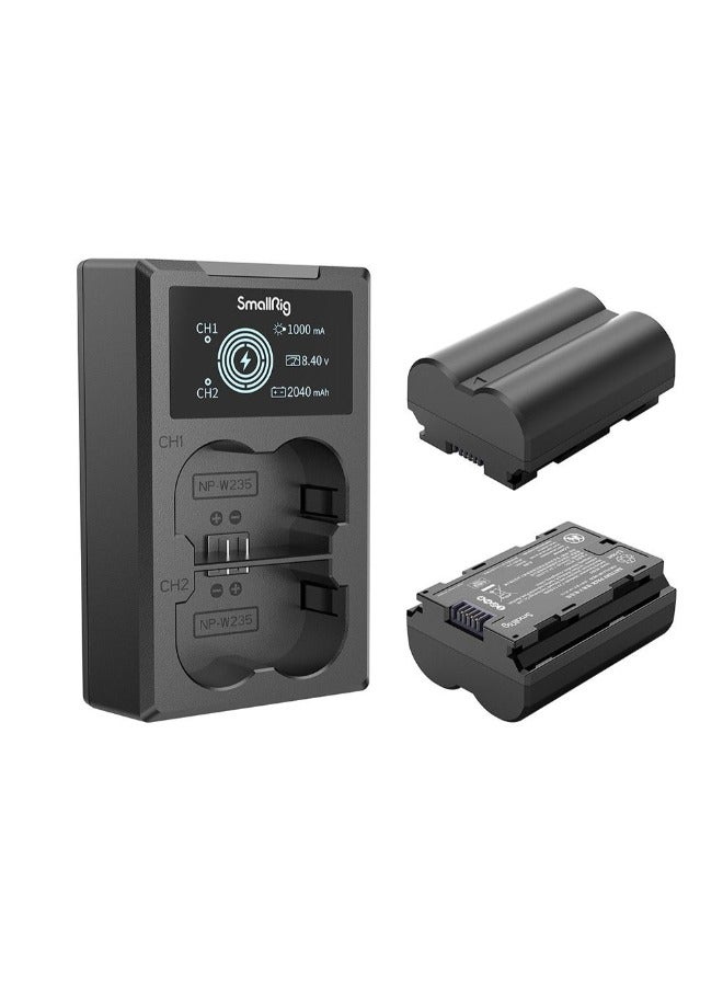 SmallRig NP-W235 Camera Battery And Charger Kit 3822 (Fujifilm GFX 50S II, GFX 100S, X-T4)