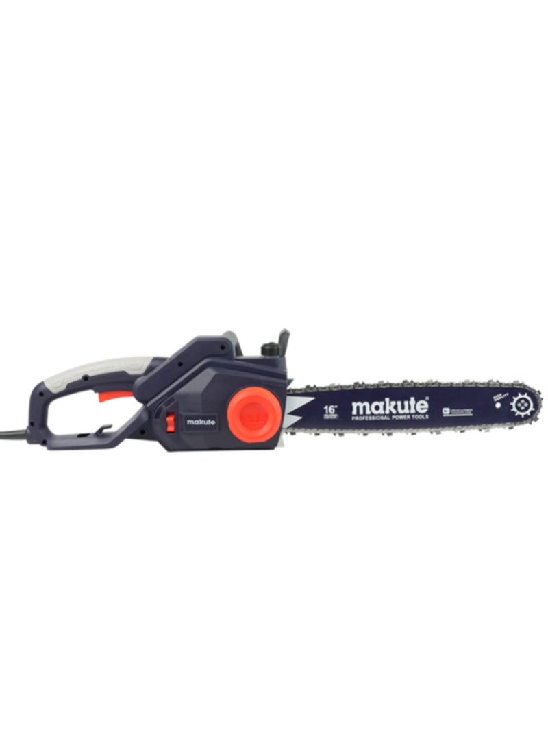 Electric Chainsaw 16- inch, 2200W, 220-240V, 1200 RPM, 16-Inch Bar (405mm), Powerful Wood Cutting Tool, EC121-16