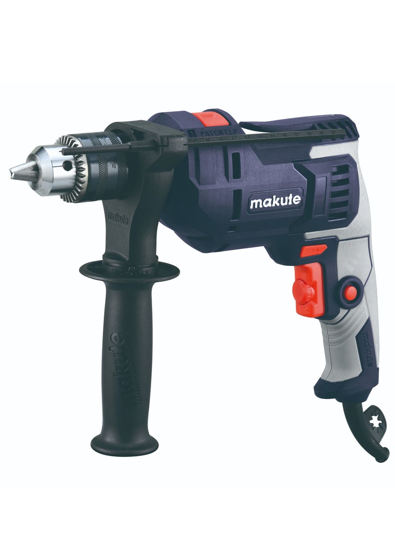 ID780 Impact Drill, 780W Power, 13mm Chuck, 220-240/110V, 0-2800 RPM, Heavy Duty Electric Drill for Professional and DIY Use