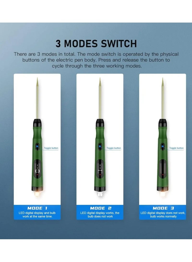 P50 Automotive Circuit Tester LCD Display Voltage Measurement Bulb Load Measurement Power Polarity Display Three Detection Modes Switching Car Circuit Tester Automotive Electrical Tester