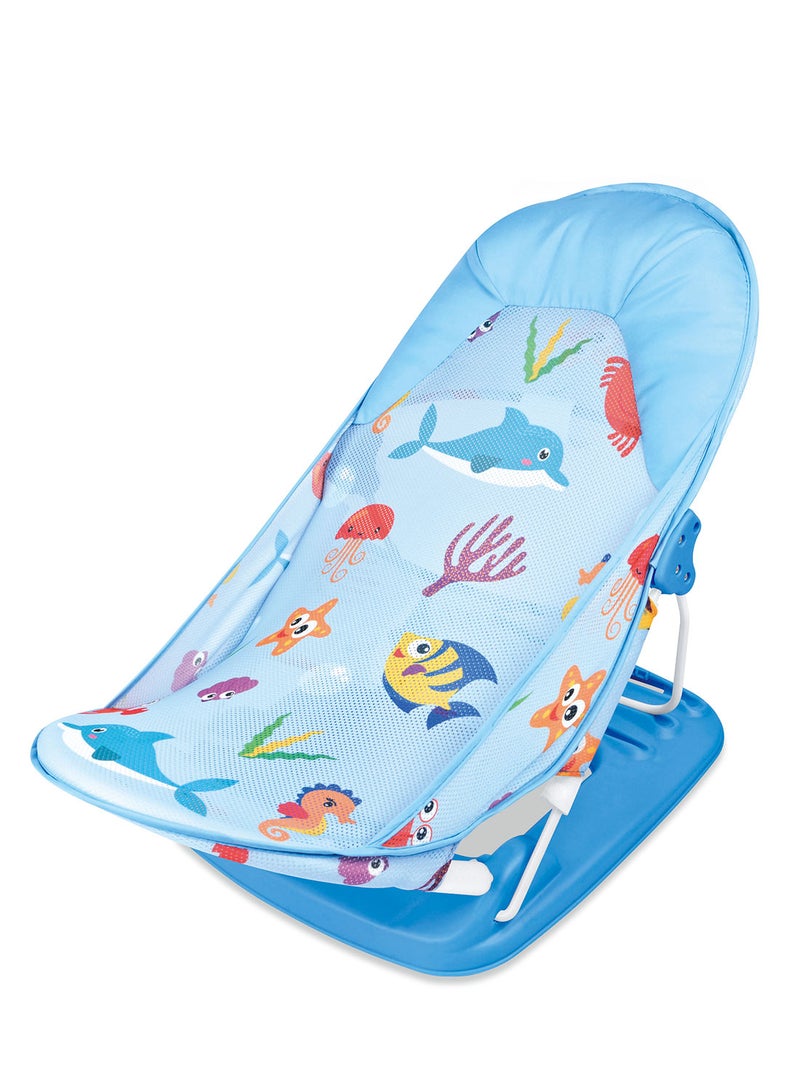 Portable Foldable Baby Bath Chair Breathable Shower Baby Non-Slip Bath Chair 60*33*35cm