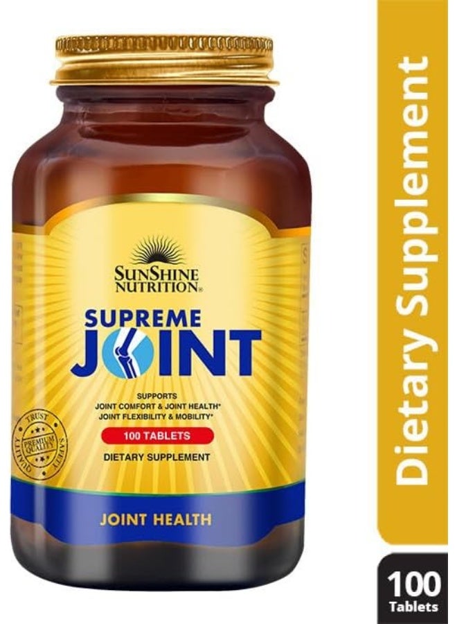 Supreme Joint Health To Supports Joint Comfort And Joint Health Joint Flexibility And Mobility 100 Tablets