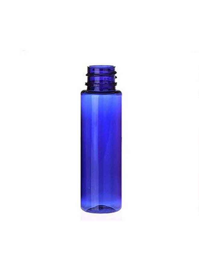 12Pcs 30Ml / 1Oz Empty Plastic Blue Flip Cap Bottle Bpafree Cobalt Vial Jar Pot Container For Toner Travel Comestic Lotion Makeup Creams Sample Dispensing Shower Gel Water Emollient