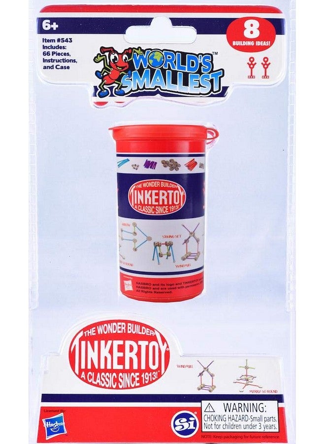 World'S Smallest Tinker Toys, Multicolor, Model:543