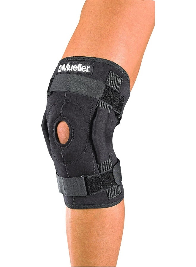 Hinged Wrap Around Knee Brace Blk-Reg:3333Reg/53138