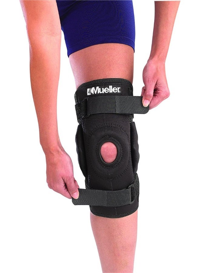 Hinged Wrap Around Knee Brace Blk-Reg:3333Reg/53138