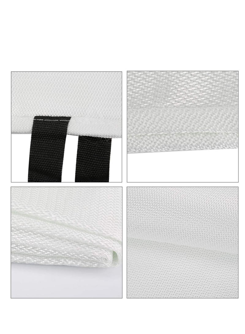 Fiberglass Fire Blanket 1.8 x 1.8 Mtr for Home, Kitchen, Hotels, Offices, Garage, Warehouse, etc