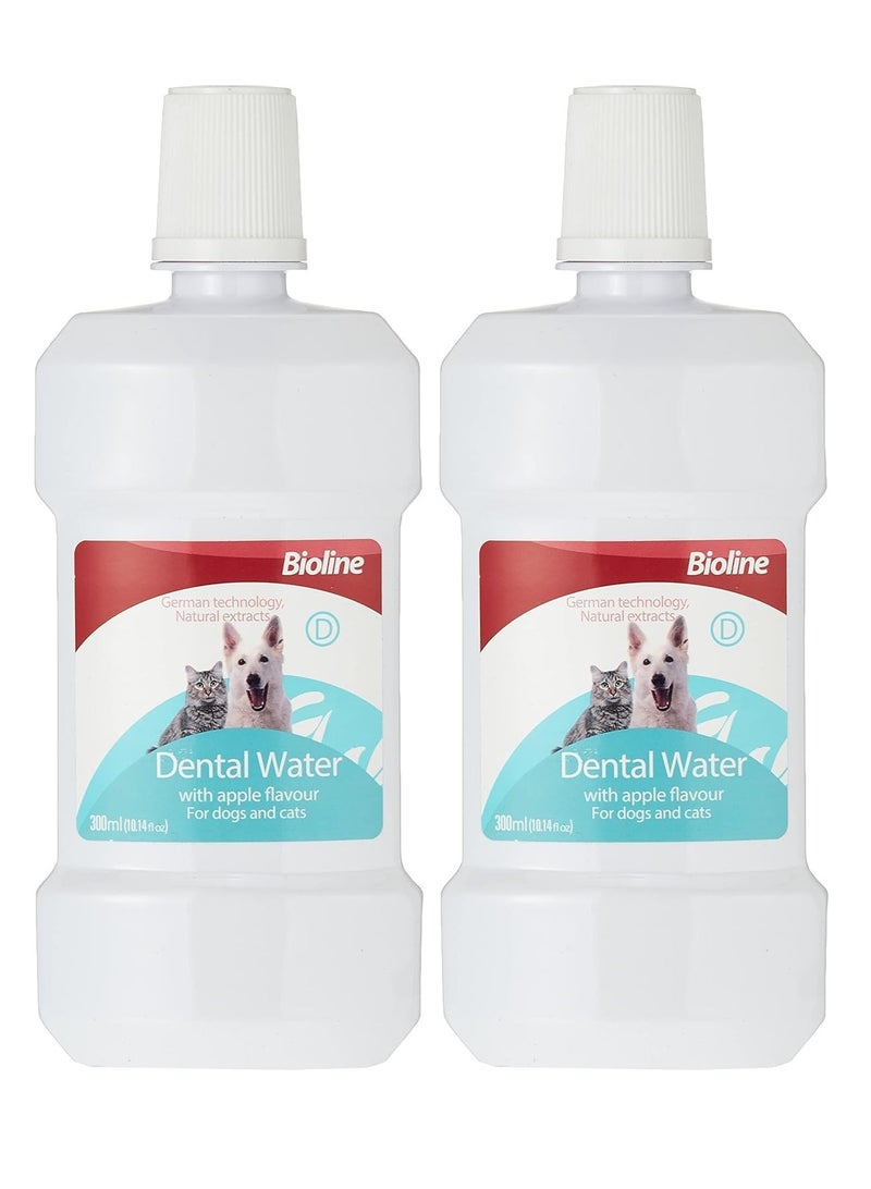 Dental Water For Freshness Dog Breath 2X300ml