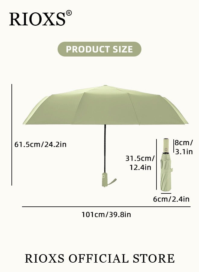 Compact Travel Umbrella with Automatic Open/Close Handle and UV Protection, Automatic Umbrella with Strong Windproof Waterproof Ability and Durability, High Cost-effective Portable Umbrella, Convenient to Carry