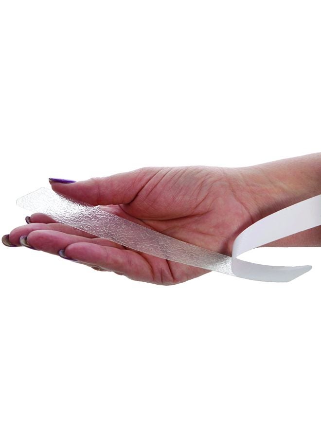14-Piece Non-Slip Bath Tub Strips White 8.4x0.4x2.8inch