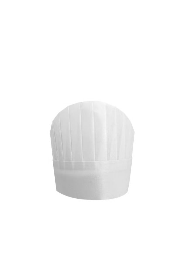 Disposable Chef Cap White - 50 pieces