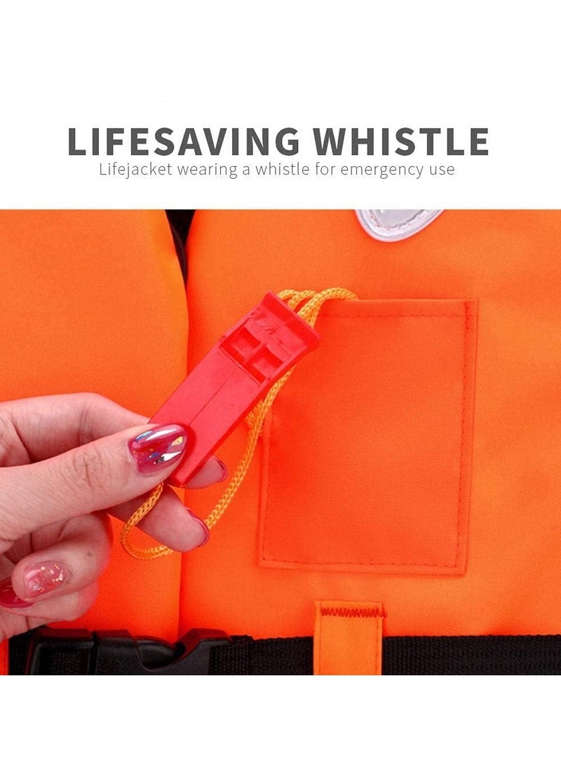 Life Jacket Safety Vests Water Suit Kayak Boating Swimming Surfing Drifting Gear Size {L} .60 to 75 Kg (red)