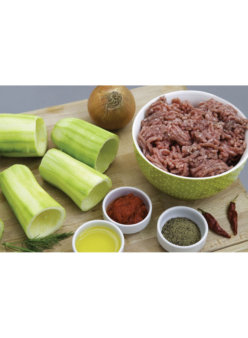 Vegetable Corer, Stainless Steel Fruit Corer Spiralizer, Zucchini Pumpkin Cucumber Corer, Vegetables Veggies Remover Tools Remove