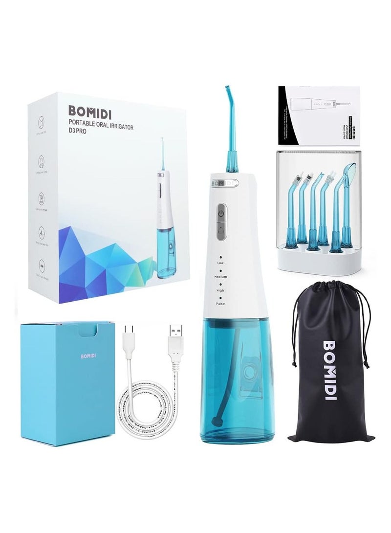 Bomidi D3PRO Portable Dental/Oral Irrigator 360 Rotatable Nozzle 300ml  Type-C IPX7